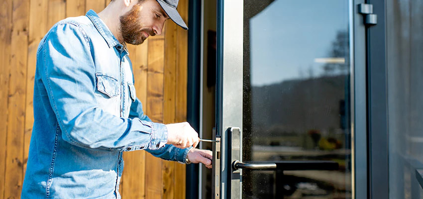 Frameless Glass Storefront Door Locks Replacement in Good Hope, CA